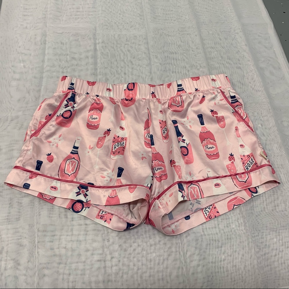 Munki munki pink rose’ sleep shorts